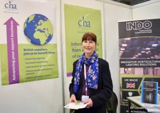 Eleanor Wigram of CHA, they help British producers and manufacturers to export and overseas buyers to find British products. At the British pavilion there are 9 companies exhibiting.